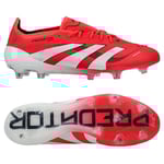 adidas Predator Elite Fg Pure Victory - Lucid Red/vit/svart - Gräs (Fg), storlek 36