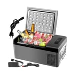 Bärbar Mini Kyl, 15L Kapacitet, Dubbel Spänning, -20℃ till 10℃ Kylområde