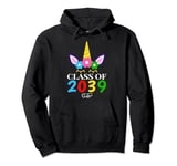 Unicorn Class of 2039 Future Graduate First Day of School Pullover Hoodie