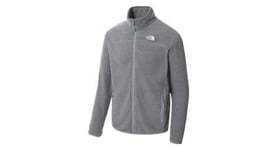 Polaire the north face 100 glacier full zip gris homme
