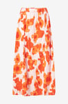 Selected FEMME - Kjol slfNicolette MW Ankle Skirt - Orange