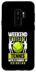 Coque pour Galaxy S9+ Prévisions de week-end Tennis Sports drôles