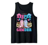 Cute Keeper of The Gender Reveal Baby Boots Western Theme Tank Top
