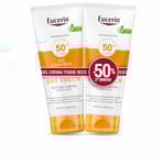 Gel Protecteur Solaire Eucerin Sensitive Protect 50 ml x 2 Crème Sec Spf 50