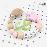 1pc Pacifier Chain Baby Teething Silicone Crown Pink