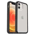 OtterBox Serie Clear Case, Coque pour iPhone 12 Mini, Antichoc, Anti Chute, très Fine, supporte 2 x Plus de Chutes Que la Norme Militaire, Black Crystal