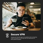 Norton VPN 2024 (Norton WiFi Privacy) Secure 1 Device 1 Year Delivery by Email