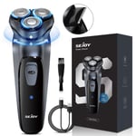 SEJOY Men‘s Electric Shaver Razor Rotary Beard USB Rechargeable Trimmer Cordless