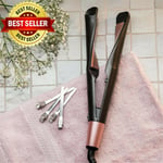 Hair Straightener Curl & Straight Confidence Unique Twisted Plates 30 Second Hea