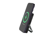 DELTACO PB-Q1007 strömförsörjningsbank - stand, magnet, up to 15W wireless charging - 24 pin USB-C - 20 Watt