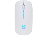 Defender TOUCH MM-997 optical 1600dpi 2.4 GHz + Bluetooth white RGB ACUMULATOR silent wireless mouse