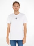 Calvin Klein Monologo Cotton T-Shirt, Bright White