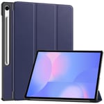 Samsung Galaxy Tab S10 FE Plus Fodral Tri-Fold Med Pen-hållare Blå