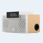Edifier 2.1 Channel Bluetooth Speaker/Alarm Clock - MP260 - White/Oak.