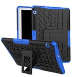 RZL PAD & TAB cases For Huawei Mediapad T3 10 AGS-W09/L09/L03 9.6 Hybrid Rugged Silicone Hard PC Shockproof Case for tablet huawei t3 10 Case Cover (Color : Blue)