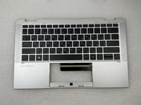 For HP EliteBook x360 1030 G8 M45819-BD1 Ukrainian Palmrest Keyboard Top Cover