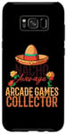 Coque pour Galaxy S8+ Nacho Average Arcade Games Collector Cinco De Mayo