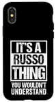 iPhone X/XS It's A Russo Thing You Wouldn't Understand - Family Name Case