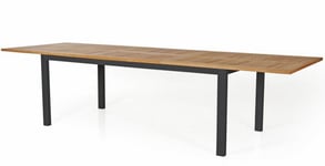 Brafab - Lyon Bord 100x224-304 cm Svart/Teak