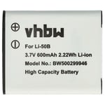 vhbw Batterie compatible avec Ricoh Theta Z1 appareil photo (600mAh, 3,6V, Li-ion)