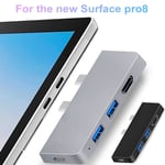 USB 3.0 Expander 4K HDMI Docking Station Type-C HUB For Microsoft Surface Pro 8