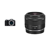 Canon EOS R8|24.2MP Full-Frame Mirrorless Camera|Body Only|Upto 40fps Continuously & RF 35mm f/1.8 Macro IS STM Lens - Wide angle lens for Canon R system cameras