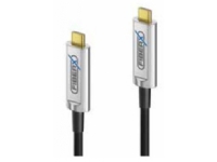 FiberX FX-I600-015, 15 m, USB C, USB C, USB 3.2 Gen 1 (3.1 Gen 1), 10000 Mbit/s, Svart, Silver
