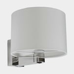 Casolux Skottlampa Wallis Large, rostfritt stål, LED, 10 - 30 V, 1.5 W, med USB-uttag + touch rund skärm