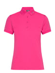 Tour Tech Polo Tops T-shirts & Tops Polos Pink J. Lindeberg