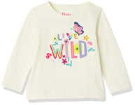 Hatley Baby Girls' Long Sleeve Tee T-Shirt, Live Wild, 3-6 Months