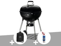 Barbecue à charbon Napoleon Kettle Premium 57 cm + Housse de protection + Nettoyant grill 3 en 1 - Napoleon