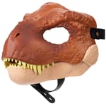 Mattel Jurassic World Epic Evolution Tyrannosaurus Rex Hard Plastic Mask - New
