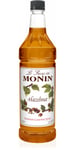 MONIN Premium Hazelnut Coffee Syrup 1L - for Coffee, Cakes etc