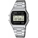 Digital Watch Silver Stainless Steel 24.3 mm Casio Men's A158WEA-1EF