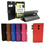 Standcase Wallet Lenovo K6 Note (Svart)