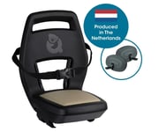 Cykelsits Qibbel 6+ Junior Seat Svart/Beige