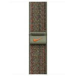 Apple Boucle Sport Nike Séquoia/Orange pour Apple Watch - Taille 41.mm