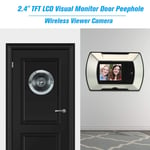 Ironhead 2.4" TFT LCD Visual Monitor Door Peephole Wireless Viewer Camera Digital Electric Peephole Doorbell Monitor_color:beige