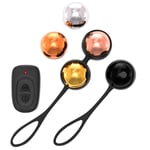 Marc Dorcel Remote Controlled Kegel Ball Set with Vibrator - Mixed colours