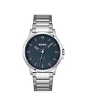 HUGO Analogue Quartz Watch for Men with Silver Stainless Steel Bracelet - 1530186