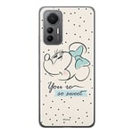 ERT GROUP mobile phone case for Xiaomi MI 12 LITE original and officially Licensed Disney pattern Minnie 042 optimally adapted to the shape of the mobile phone, case made of TPU