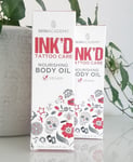 2 x  SkinAcademy Ink'd Tattoo Care Nourishing Body Oil 75ml
