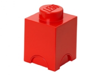 LEGO Storage Brick 1 - Förvaringsbox - ljust röd