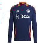 Manchester United Träningströja Tiro 24 - Natt Indigo/Röd - adidas, storlek 3XL