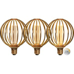 Star Trading LED-lampa E27 G125 Globe Gold 353-98