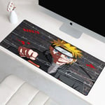 NICEPAD anime mouse pad large size durable thickened waterproof non-slip desk pad game mouse pad 800X300X3MM portable office game learning table mat Uzumaki Naruto-2