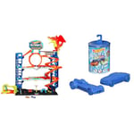 Hot Wheels Let's Race Netflix - City Ultimate Garage Playset with 2 Die-Cast Cars & 2 Toy Cars, Colour Reveal Toy Vehicles in 1:64 Scale, Includes 2 Colour Shifters