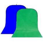 Green/Blue Screen Foldable Background Board BBT-10-07 150x400 cm