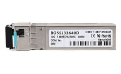 Blueoptics Sfp-10G-Bx-D-40Km-Va-Bo, Fiberoptik, 10000 Mbit/S, Sfp+, Lc, Bx-D, 40000 M