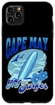iPhone 11 Pro Max New Jersey Surfer Cape May NJ Surfing Beach Boardwalk Case
